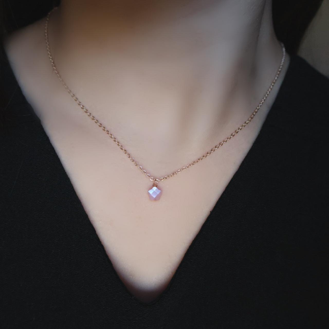 【モチーフが選べる】ピンク シェル 桜色 ネックレス 14kgf 金属アレルギー 誕生日 プレゼント  ギフト | 4枚目