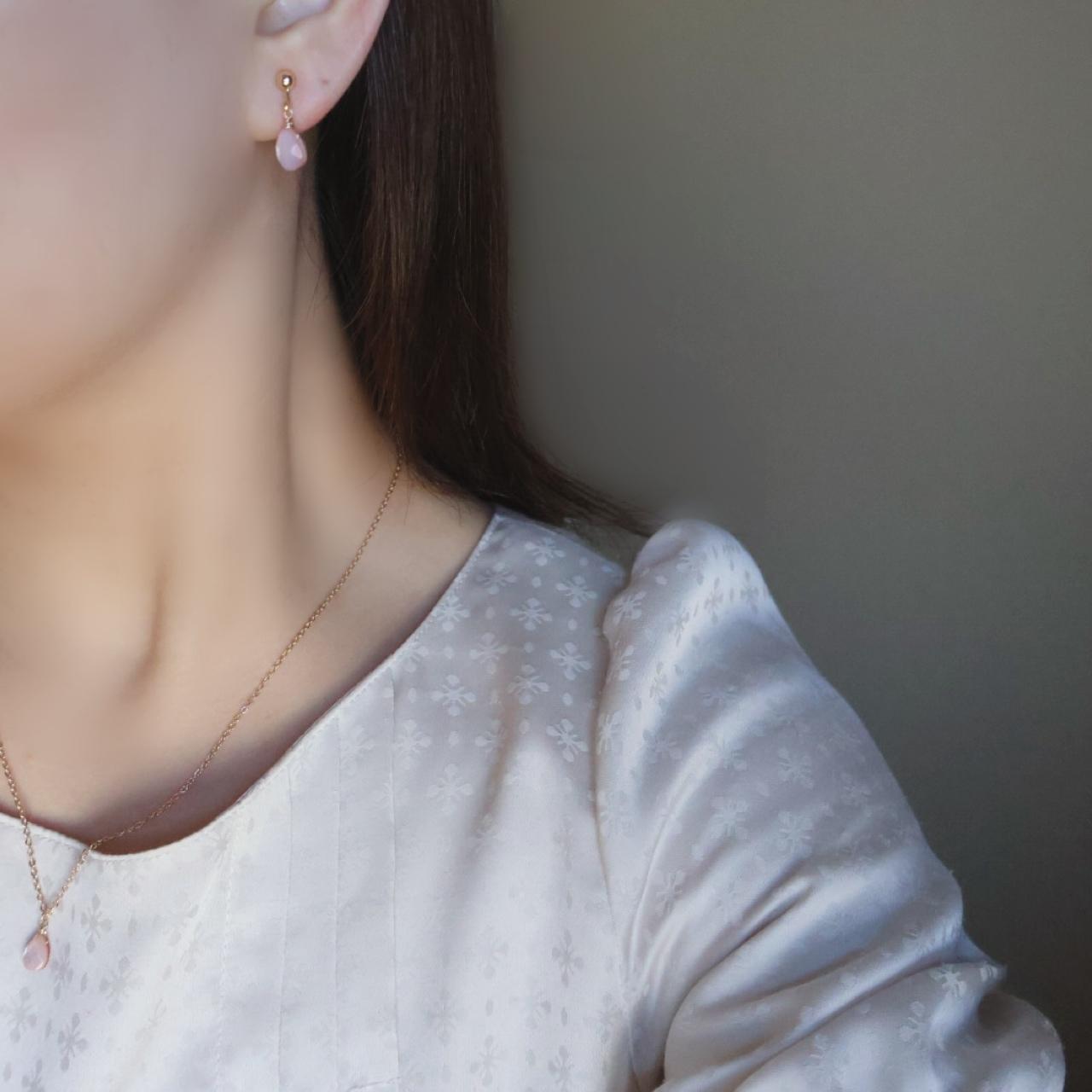 【モチーフが選べる】ピンク シェル 桜色 ネックレス 14kgf 金属アレルギー 誕生日 プレゼント  ギフト | 8枚目