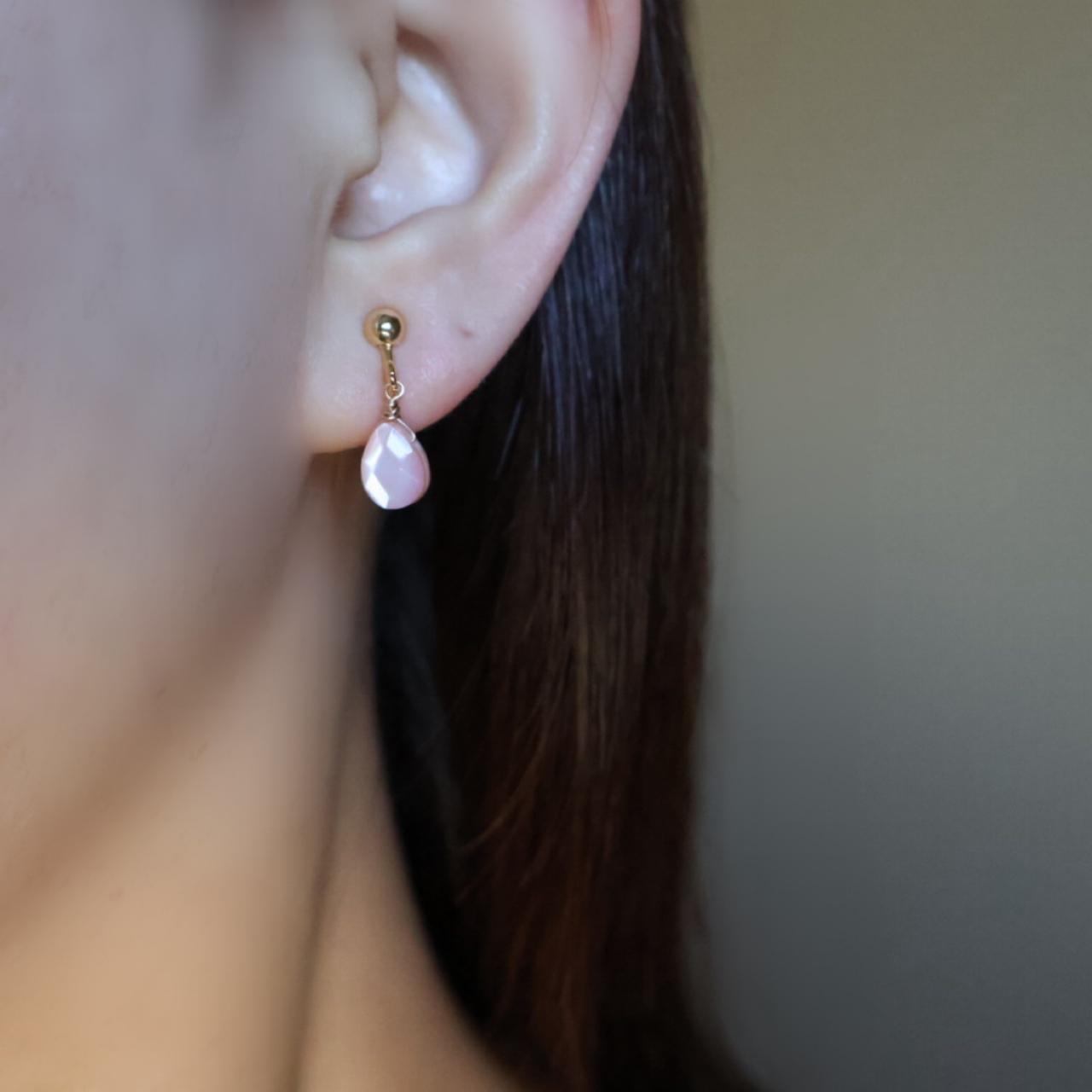 【モチーフが選べる】ピンク シェル 桜色 ピアス イヤリング  14kgf 金属アレルギー 誕生日 プレゼント  ギフト | 2枚目