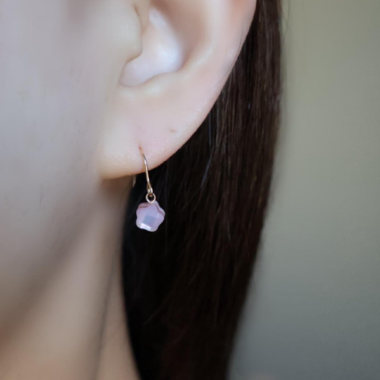 【モチーフが選べる】ピンク シェル 桜色 ピアス イヤリング  14kgf 金属アレルギー 誕生日 プレゼント  ギフト | 4枚目