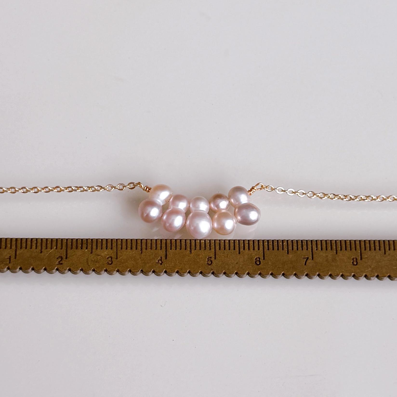 寄り添う ツインパール 大人 雪だるま 淡水パール ネックレス 14kgf クリスマス 誕生日 プレゼント ギフト 冬 | 12枚目