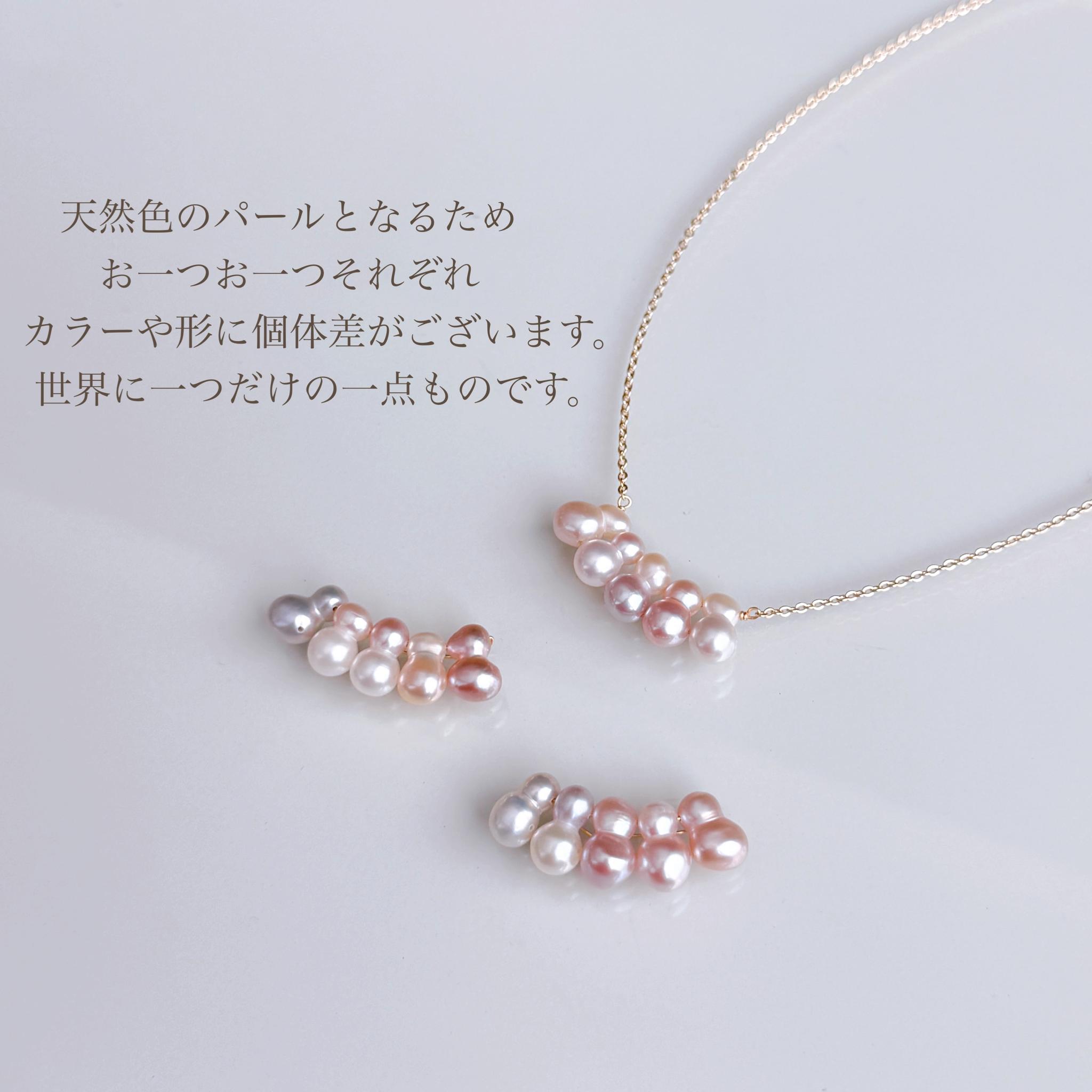 寄り添う ツインパール 大人 雪だるま 淡水パール ネックレス 14kgf クリスマス 誕生日 プレゼント ギフト 冬 | 7枚目