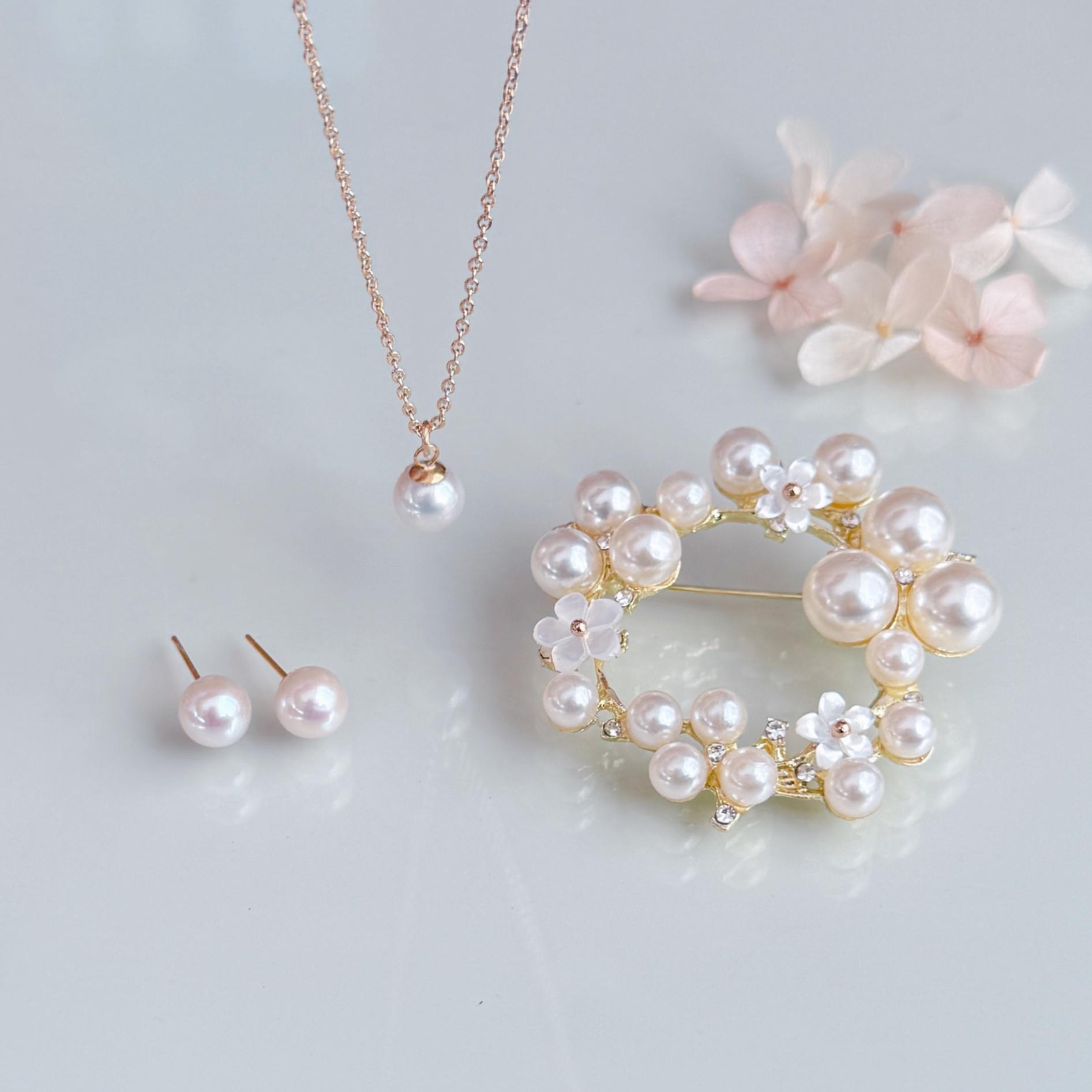 【色が選べる】桜 ブローチ パール シェル サークル フォーマル 入学式 卒業式 母の日 プレゼント ギフト クリスマス | 12枚目