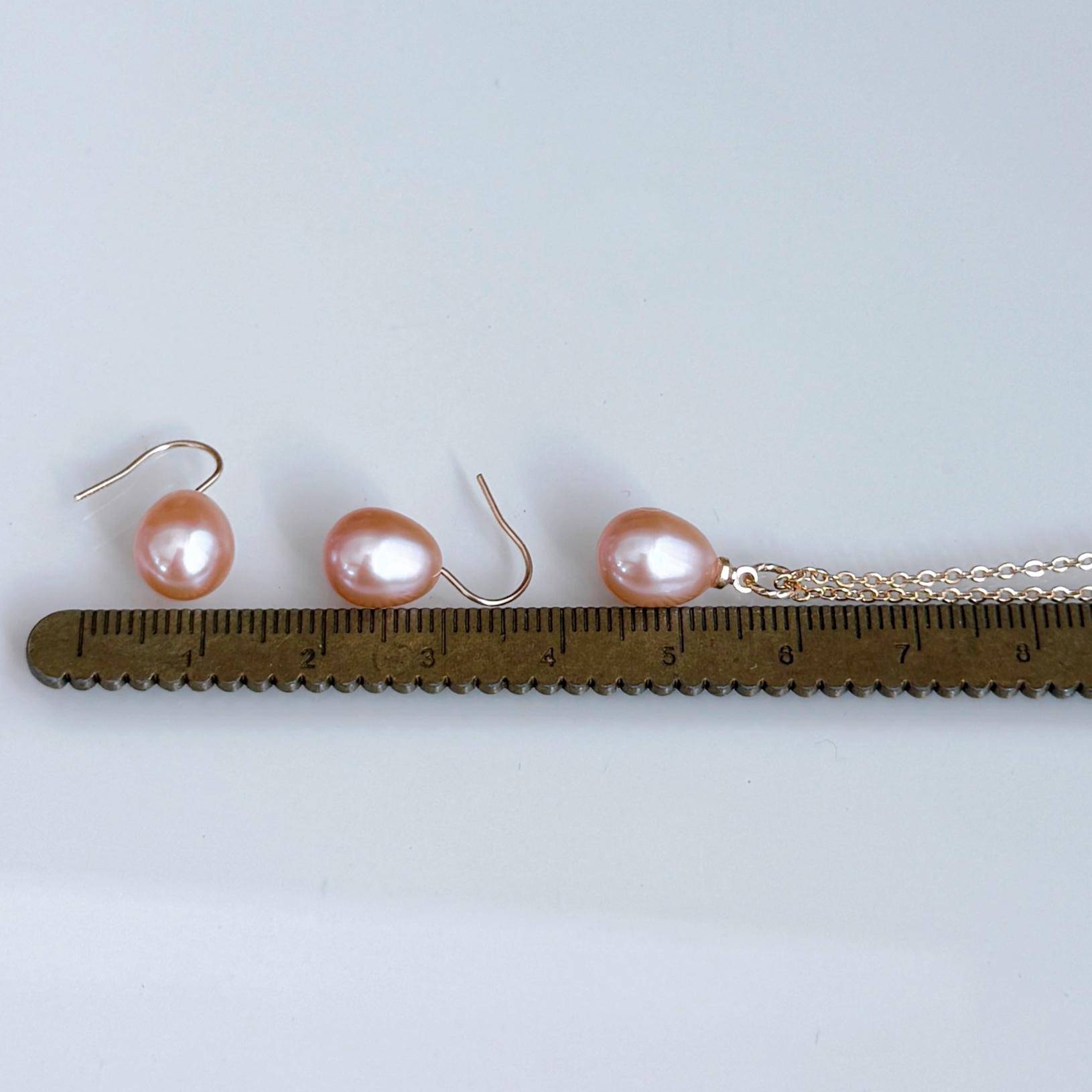 人と被らない 桜色 ピンク しずく 淡水パール ピアス イヤリング フォーマル 金属アレルギー プレゼント ギフト 春 | 10枚目